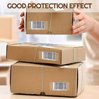 Zonon 1000 Pcs Clear Labels Label Protector Clear Stickers Wafer Seals Waterproof Labels for Protecting Barcodes, Numbers and Stickers (3.14 x 1.18 Inch,Rectangle)