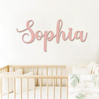 Personalized Wooden Name Sign for Nursery - Custom Name Signs for Kids Room, Personalized Nursery Name Sign - Perfect Room Decoration, Wall Name Decoration & Wedding signs, Family Name Signs (Single Name)
