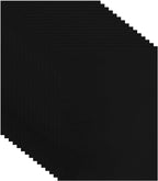 Guakicae 40 Sheets Black Cardstock 8.5 x 11 Printer Paper, 75lb Heavyweight Black Construction Paper Card Stock for Invitatins, Crafting, Memus, DIY Making Cards, School Scrapbooking