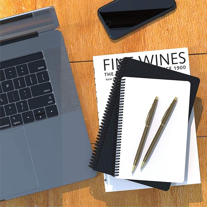 Cambond Ballpoint Pens Fancy Pens - Black Ink Bulk Pens 1.0 mm Medium Point Retractable Metal Pen Comfortable Writing for Men Women Police Uniform Office Business, 10 Pack (Champagne Gold)