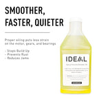 IDEAL 6 Bottles of Special High-Cling Lubricating Oil for ideal Shredders, Great for Any Automatic Oiler, Non-Toxic, Non-Detergent, Extend Life of Your Shredder (6 Bottles, 1 Quart Each)