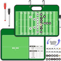 Torlam Magnetic Dry Erase Coach Board, Baseball, Soccer, Football, Basketball Coaching Clipboard