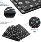 Black 24-Pack Desk Dividers for Students, Waterproof Plastic Study Carrel Divider, Durable Testing Dividers for Classroom Teacher Supplies, Easy to Clean Privacy Shield Folder Boards for Student Desk