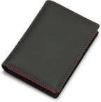 Leather Business Card Case Holder for Men & Women, Italian Calfskin