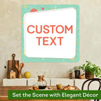Custom Sign, Custom Street Sign, 11 Font Colors, 13 Font Styles, 4 Hole Options, 22 Sizes, 24x24 Inches, Rust Free DiBound, Fade Resistant, Made in USA by My Sign Center (Mid-Century Modern 2)
