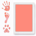 Clean Touch Ink Pad for Baby Handprints and Footprints – Inkless Infant Hand & Foot Stamp – Safe for Babies, Doesn’t Touch Skin – Perfect Family Memory or Gift – Pink Print Kit by Tiny Gifts