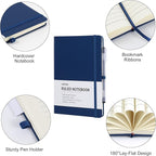 LYDTICK 20 Pack Journals for Writing College Ruled Notebooks Journal in Bulk, Hardcover Notebooks (200Pages) for Note Talking, Lined Bullet Journals for Home School Office, 5.7"x8.4", Orange