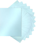 Silunkia 28 Sheets Blue Shimmer Cardstock 8.5 x 11 Premium Paper, 250gsm/92lb Heavyweight Craft Paper Card Stock for Making Cards, Greeting Cards, Office Printing, Scrapbooking, Invitations