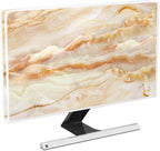 Baocicco Abstract Waterproof TV Screen Cover with Marble Design Aesthetic Television Covers for Xmas Decoration Anti-Static Dustproof Protective Cover for LED LCD OLED TVs 40, 41, 42，43 Inch