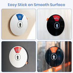 Out Of Office Door Sign - 6 Status Options: Private, Meeting, Do Not Disturb, Remote, Away