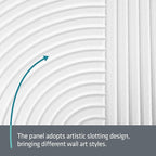 UMIACOUSTICS 4 Pack Art Acoustic Panels,Total 94.4” x 47.2” Sound Absorbing Wall Panels,Decorative Sound Treatment Panel for Home, Office, Recording Studio,White