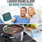 Weewooday 24 Pcs Digital Kitchen Timer Magnetic Timer Bulk On/Off Switch Minute Second Count up Countdown Loud Alarm for Exercise Cook Baking (Vivid Color)