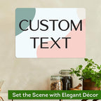 Custom Sign, Custom Street Sign, 11 Font Colors, 13 Font Styles, 4 Hole Options, 22 Sizes, 10x14 Inches, Rust Free DiBound, Fade Resistant, Made in USA by My Sign Center (Minimalist)