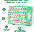 Joyreal AAC Device for Autism, Non Verbal Communication Tools for Speech Therapy & Stroke Rehab. Autism Communication Board with 5 Programmable Buttons & Adjustable Volume, Autistic Kids Must Haves