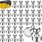 VNDUEEY 40Pcs Fridge Magnet, Refrigerator Magnets Adults, Small Strong Magnets for Whiteboard, Decorative Magnets for Kitchen, Office, School, Locker, Map, Cruise
