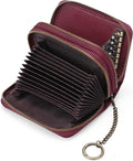 GOIACII Small Genuine Leather Wallet for Women, RFID Blocking Card Holder Wallet
