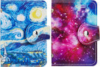 PRIVILLA 2 Pcs Credit Card Holder and business card holder，Sd Card Holder Each Has 26 Card Organizers, 2024 New Credit Card Holders book for Men and Women.