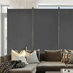 VEVOR Room Dividers, 3 Panel Room Divider, Folding Privacy Screen and Portable Partition Divider for Room Separation, Freestanding Room Partitions for Office, Bedroom, Study, Grey