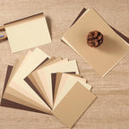 50 Sheets Colored Cardstock Paper 5 Colors, 250 GSM Heavy Card Stock for DIY Art Projects, Cards (Brown, 5x7)