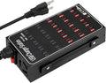 250W Charging Station for Multiple Devices, (20 USB C+30 USB A), Stations for MacBook, iPhone, Android Cell Phone, iPad, Tablet, Family Multi-Device Organizer Charging Dock (Black)