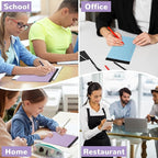 Thboxes 6 Packs Legal Pads 5x8, Totally 180 Sheets Colored Legal Pads 5x8 College Ruled Writing Pads Small Note Pads 30 Sheets/Pad Tablets Lined Notepad for School, Office, To-Do Lists