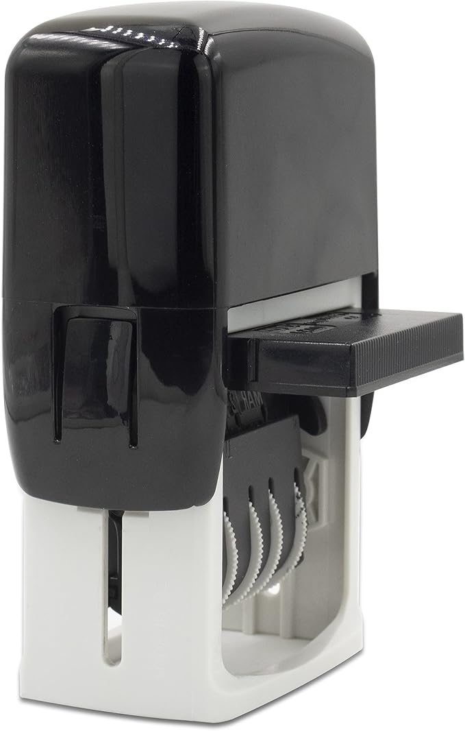 MaxMark Dater 4000 Self Inking Date Stamp - Green