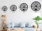 Personalized Tree of Life Metal Sign, Personalized Last Name Signs, Custom Name Signs, Tree of Life Wall Decor, Family Wall Décor