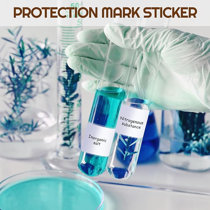 Zonon 5000 Pcs Clear Labels Label Protector Clear Stickers Wafer Seals Waterproof Labels for Protecting Barcodes, Numbers and Stickers (3.15 x 1.18 Inch,Rectangle)
