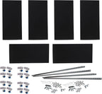 ATS Acoustics Home Office Residential Acoustic Treatment Room Kit Sound Absorbing Acoustic Panel 6 Pack for 50-100 Sq Ft (Pitch)