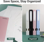 MUKAWA 1 Inch 3 Ring Binder, D-Ring Binder Holds 250 Sheets, PP Cover with Writable Spine Label, Lay-Flat Design, Letter Size 8.5x11, Lightweight for School, Office & Home Organization, 1 Pack, Black