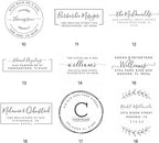 LOMENTICSCustom Self Inking Return Address Stamp, Make Return Addressing Easy - Up to 18 Designs - 15 Color Choices