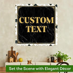 Custom Sign, Custom Street Sign, 11 Font Colors, 13 Font Styles, 4 Hole Options, 22 Sizes, 30x30 Inches, Rust Free DiBound, Fade Resistant, Made in USA by My Sign Center (Marble Tile)