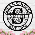 Personalized Wedding Anniversary Sign Gifts, Custom 50th 40th 65th 60th 25th 70th Anniversary Metal Sign, Wedding Gifts for Couples, Custom Name Sign, House Warming Gifts New Home