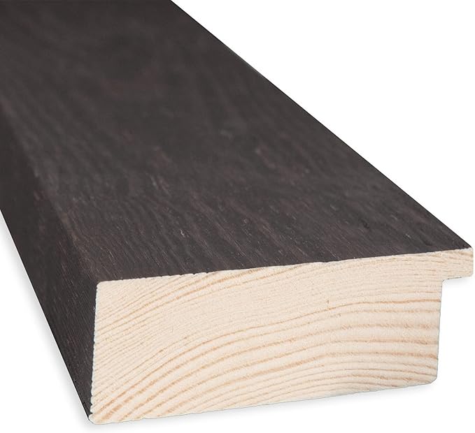 Amanti Art Natural Cork Board for Wall, 18x36 Vision Board with Black Wood Frame, Medium Corkboard Office Decor for Home Organization, Country Rustic Corkboard Pinboard to Display Items for Home