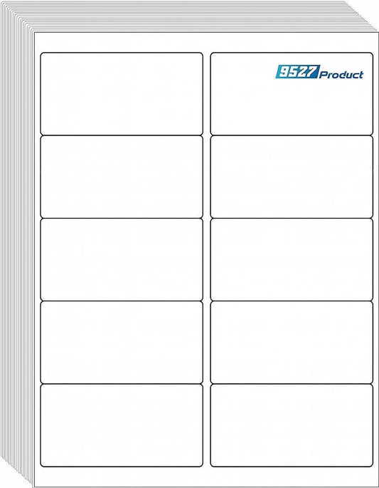 9527 Product 2x4 inch Shipping Labels, 300 Labels per Pack, Laser/Inkjet Compatible, Self-Adhesive