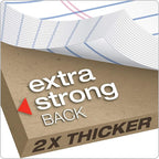 TOPS Legal Pads, 12 Pack, Premium Docket Gold Note Pad Bulk Pack, 50 Legal Ruled 8.5 x 11 Sheets, Thick White Paper with Extra Hard Back, Proudly Made in the USA