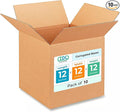 IDL Packaging - B-121212-10 Medium Corrugated Moving Boxes 12"L x 12”W x 12"H (Pack of 10) - Excellent Choice for Packing All Kitchen Staff for Moving or Relocating