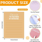 Funny Notepads with Sayings Sticky Funny Office Supplies to Do List Sarcastic Work Assorted Notepad for Workers, 12 Designs, 3 x 3.93 Inch(Vintage Style)