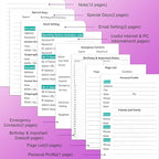 BLESWIN Address Book with Alphabetical Tabs, Hardcover Address Book for Record Contacts, Small Address Book to Store All Your Important Informations in One Place, 6.1x4.7" – Purple