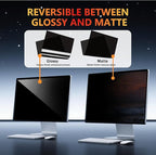 [2 Pack] 27 Inch Computer Monitor Privacy Screen for 16:9 Aspect Ratio - Privacy Shield and Anti-Glare Blue Light Protector Removable Eye Protection, Anti Spy Screen Protector Film