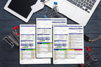 Multi-Point Inspection Form for Vehicles – 2-Part Carbonless Vehicle Checklist Pad – 8.5" x 11" Inspection Report – Edge-Glued, Manufacturer Recommended – White - Pack of 500