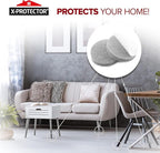 235 pcs Grey Felt Furniture Pads X-Protector! Huge Quantity of Furniture Pads for Hardwood Floors with Many Big Sizes – Your Ideal Wood Floor Protectors for Furniture. Protect Any Type of Hard Floor!