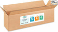 Long Moving & Shipping Boxes 22"L x 6"W x 6"H (25-Pack) - Extra Strength 200 lb vs Regular - Corrugated Heavy Duty Packing Boxes - Heavy Duty Shipping Box - Long Cardboard Box by IDL Packaging