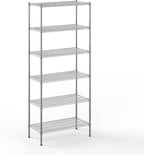 Regal Altair 18" Deep x 36" Wide x 86" Height Wire Shelving Kit | 6-Tier | NSF Commercial Storage Rack Unit