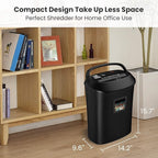 VidaTeco Paper Shredder 14-Sheet Cross-Cut Shredder with US Patented Cutter,Also Shreds Card/CD,Heavy Duty Paper Shredding Machine for Home Office,Fast with Jam Proof System,6.6-Gallon Basket (ETL)