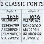 Metal House Numbers for Outside, Address Numbers for House, Address Signs for Houses, House Numbers for Outside Modern, Custom House Number Sign, Address Plaques for House Numbers