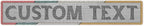 Custom Sign, Custom Street Sign, 11 Font Colors, 13 Font Styles, 4 Hole Options, 22 Sizes, 6x36 Inches, Rust Free DiBound, Fade Resistant, Made in USA by My Sign Center (Fauxsaic 2)