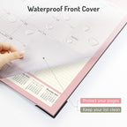 Forvencer 22" x 17" Large Desk Calendar 2026, 20 Months Calendar Runs from November 2025 to June 2027, 2026 Desk Calendar Monthly Planner with Plastic Cover for Home School Office, Soft Blue