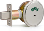 in-Use Vacant Commercial Bathroom Door Lock with Occupied Vacant Door Sign. Privacy Deadbolt with Occupancy Indicator. Privacy Indicator Bolt for Restroom, Meeting Room, Fitting Room- 1pc.