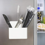 MoKo Pack of 2 Magnetic Dry Erase Marker Holder, Pen Pencil Holder Storage Organizer for Whiteboard, Refrigerator and Other Magnetic Surfaces, White